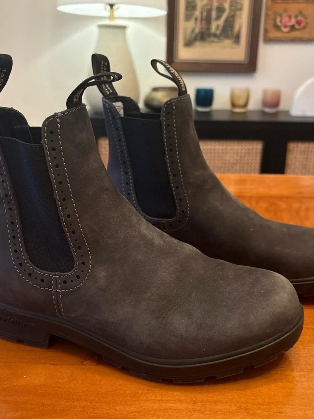 Blundstone Rustic Black Chelsea Rain Boots